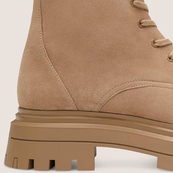 Bedford Sleek Lace-Up Bootie Cashmere Tonal - Picture 11 of 16